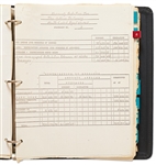 Accounting Binder & Columbia Pictures Memos from 1965-68 for ''The Outlaws Is Coming'' -- Approx. 150pp. of Budgets, International Box Office Data, Expenses, Etc. -- Very Good