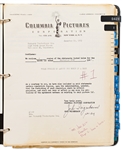 Accounting Binder & Columbia Pictures Memos from 1963-68 for The Three Stooges Go Around the World in a Daze -- Approx. 200pp. of Budgets, International Box Office Data, Expenses Etc. -- Very Good