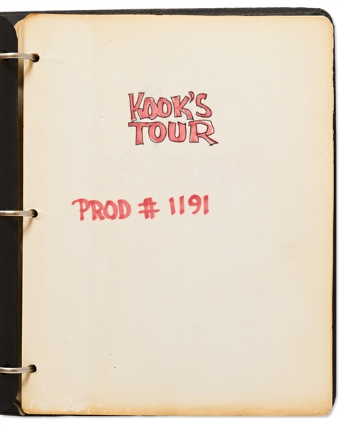 ''Kook's Tour'' ''Locations Book #1'' Binder of Notes and Photos from 18+ Scouting Locations Including Hunt Party Area of Snake River, Twin Falls, Idaho to the Southeast of Salem, Oregon -- Runs 67pp.