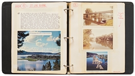 ''Kook's Tour'' ''Locations Book #1'' Binder of Notes and Photos from 18+ Scouting Locations Including Hunt Party Area of Snake River, Twin Falls, Idaho to the Southeast of Salem, Oregon -- Runs 67pp.
