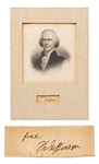 Thomas Jefferson Free Frank Signature -- With University Archives COA