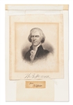 Thomas Jefferson Free Frank Signature -- With University Archives COA