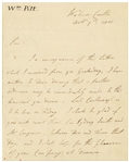 William Pitt the Younger Autograph Letter Signed as Prime Minster of the United Kingdom