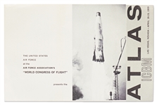 1959 Pamphlet Promoting the ATLAS ICBM -- The First ATLAS Missile Able to Launch Nuclear Weapons from Space