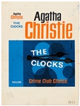 Original First Edition Artwork by Michael Harvey for the Agatha Christie Crime Novel The Clocks