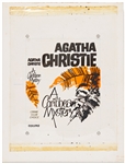 Original First Edition Artwork for the Agatha Christie Crime Novel A Caribbean Mystery
