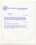 Apollo 11 Red Number ''Visor'' Photo Printed on ''A Kodak Paper''