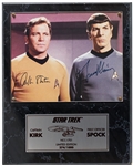 William Shatner and Leonard Nimoy Signed Limited Edition Star Trek Photo