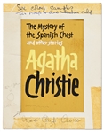 Original Artwork for the Agatha Christie Crime Story ''The Mystery of the Spanish Chest''
