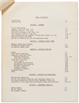 Original Copy of the Apollo 10 Flight Plan