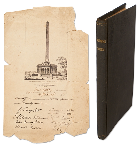 Archive Related to the Construction of the Washington Monument