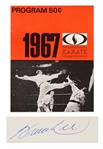 Bruce Lee Signed Program for the 1967 International Karate Championships -- With University Archives COA