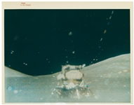 Group of Three NASA Apollo 17 Liftoff from the Moon Red Number Photos