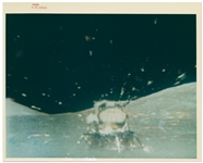 Group of Three NASA Apollo 17 Liftoff from the Moon Red Number Photos