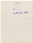 Three Stooges Script for an Appearance on a February 1963 Episode of The Ed Sullivan Show -- Photostat Script Runs 8pp., Stapled at Top Left -- Very Good Condition