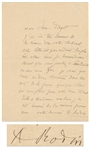 Auguste Rodin Autograph Letter Signed -- ...I was very happy with the session in your office...the most beautiful momentum...