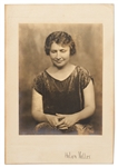 Helen Keller Signed Photo Mat Measuring 9.25'' x 13.5''