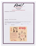 Ritchie Valens Signed Radio Flyer -- With Roger Epperson COA