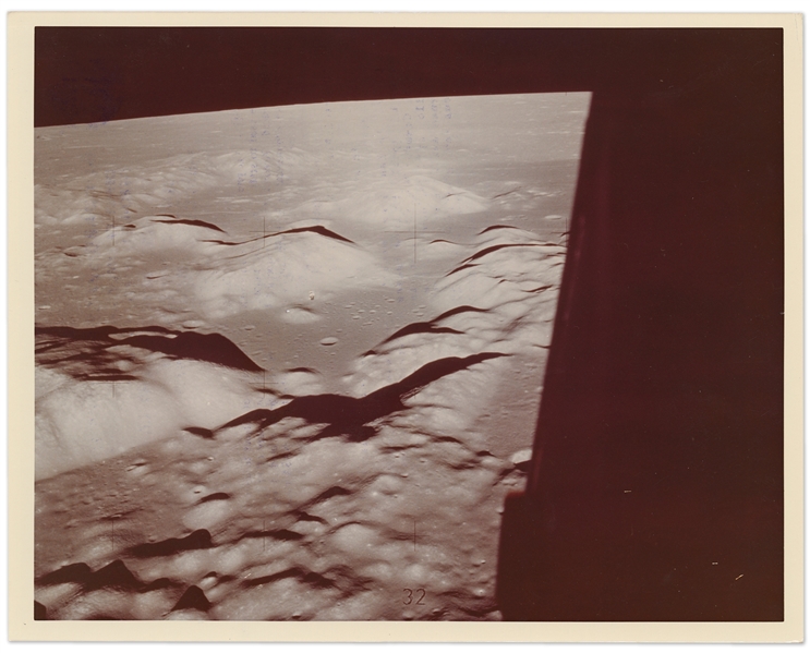 Apollo 17 Photo of the Moon Prior to Landing -- On ''A Kodak Paper''