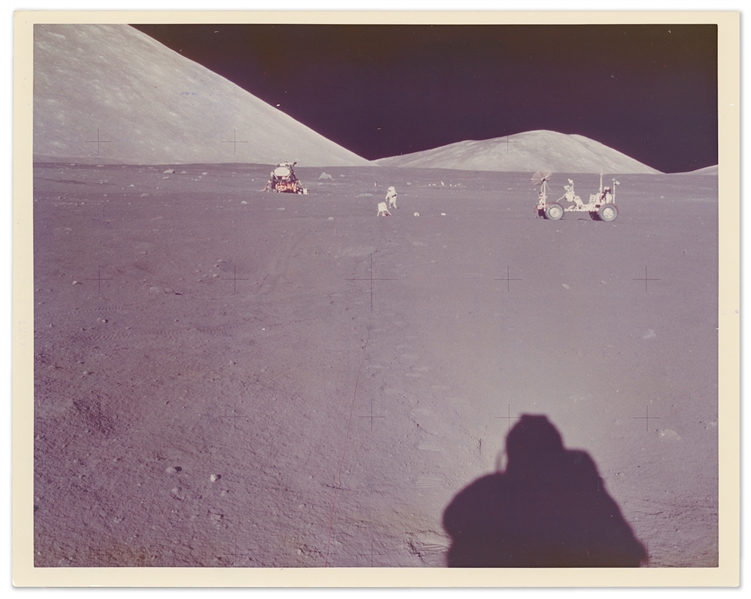 NASA Photo of the Lunar Surface During Apollo 17 -- On ''A Kodak Paper''