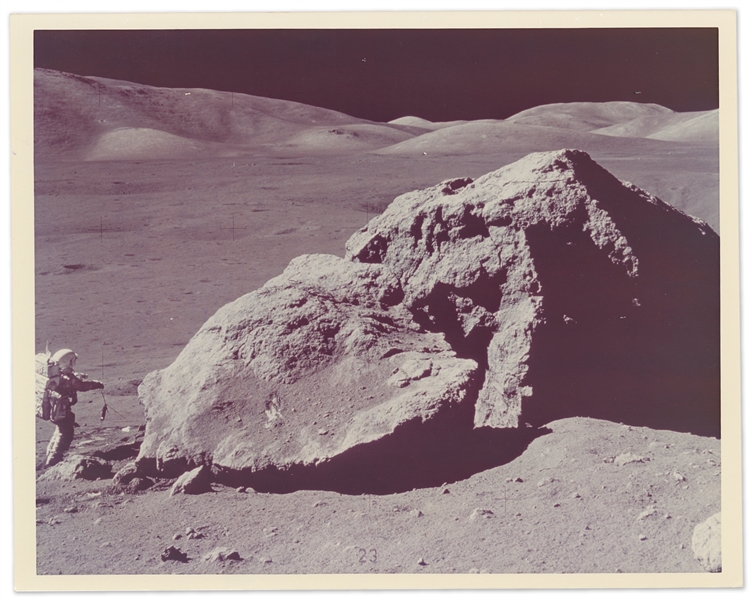 NASA Photo from Apollo 17 Printed on ''A Kodak Paper''