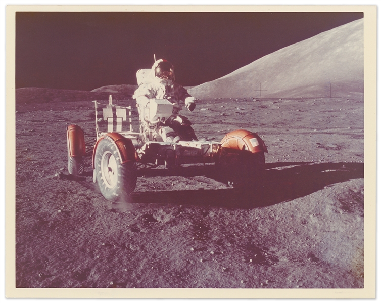 NASA Photo from Apollo 17 Printed on ''A Kodak Paper''