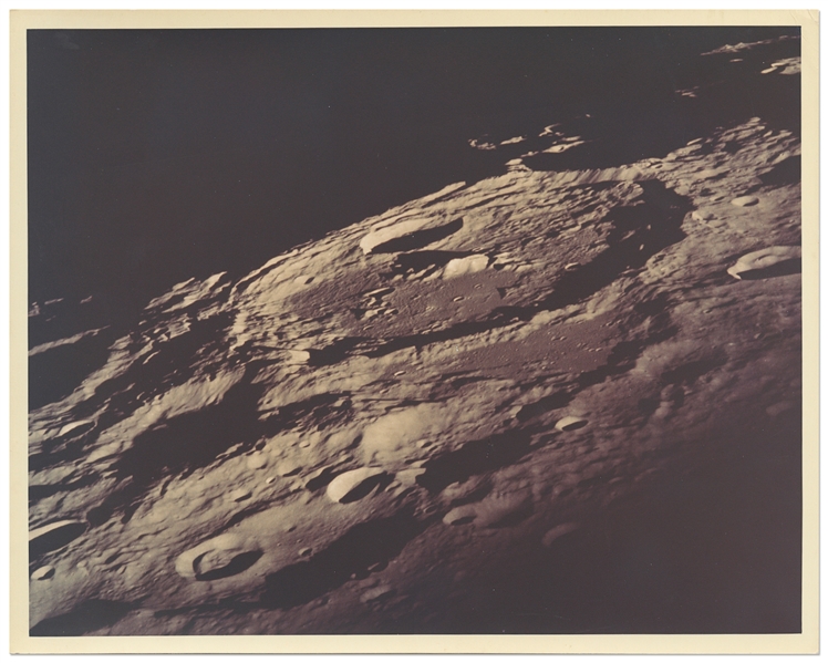 NASA Photo of the Lunar Surface -- On ''A Kodak Paper''