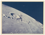 Apollo 17 NASA Photo Showing the Eratosthenes Crater