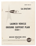 Apollo 5 Launch Vehicle Ground Support Plan from 1967