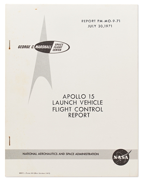 Apollo 15 Launch Vehicle Flight Control Report