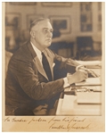 Franklin D. Roosevelt Signed 8 x 10 Photo, Inscribed to Gardner Jackson