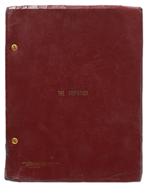 Two Original Drafts of ''The Godfather'' Screenplay -- Second and Third Drafts, Both From March 1971