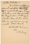 Carl Jung Autograph Postcard Signed