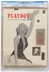 First Issue of Playboy Featuring Marilyn Monroe From December 1953 -- CGC Encapsulated Graded 3.5