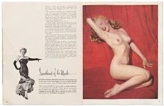 First Issue of ''Playboy'' Featuring Marilyn Monroe From December 1953