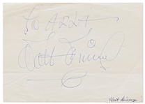 Large Walt Disney Signature -- With Phil Sears COA