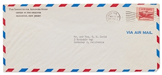 Robert Oppenheimer Letter Signed -- Regarding a Book to Honor the Memory of Albert Einstein