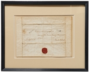 Thomas Jefferson Free Frank Signature -- Signed by Jefferson as Secretary of State Under George Washington