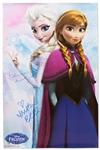 Frozen Cast-Signed Poster, Signed by Kristen Bell & Idina Menzel Who Voice the Characters Anna & Elsa -- With PSA/DNA COA