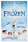 Frozen Cast-Signed 11 x 17 Poster Photo -- Signed by Directors Jennifer Lee and Chris Buck, Animators Rebecca Bresee and Lino DiSalvo & Producer Peter Del Vecho -- With PSA/DNA COA