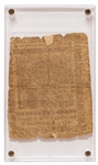Declaration of Independence Signer, John Morton Signed Shilling Note