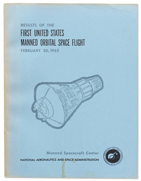 NASA Report on the Results of Mercury-Atlas 6, the First U.S. Manned Orbital Space Flight