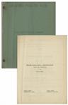 Collection of Five Scripts Personally Owned by Moe Howard -- Includes The Three Stooges Films ''A Snitch in Time'' & ''Slaphappy Sleuths''
