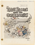 Collection of Nine Scripts or Treatments for ''The Three Stooges Meet the Gunslingers''