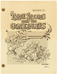 Collection of Nine Scripts or Treatments for ''The Three Stooges Meet the Gunslingers''