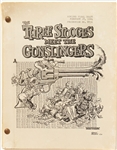 Collection of Nine Scripts or Treatments for ''The Three Stooges Meet the Gunslingers''