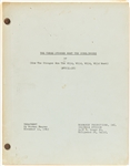 Collection of Nine Scripts or Treatments for ''The Three Stooges Meet the Gunslingers''