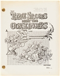 Collection of Nine Scripts or Treatments for ''The Three Stooges Meet the Gunslingers''