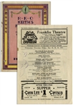 Moe Howard Personally Owned Lot of Theater Programs from 1929-1932 Promoting Howard, Fine & Howard Acts, Even Listing Moe as ''Harry Howard''