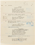 Collection of Eight Scripts and Treatments for ''The Three Stooges Go Around the World in a Daze''
